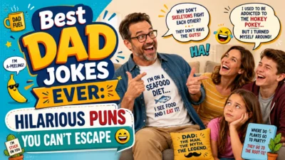 Best Dad Jokes Ever: Hilarious Puns You Can’t Escape 😄