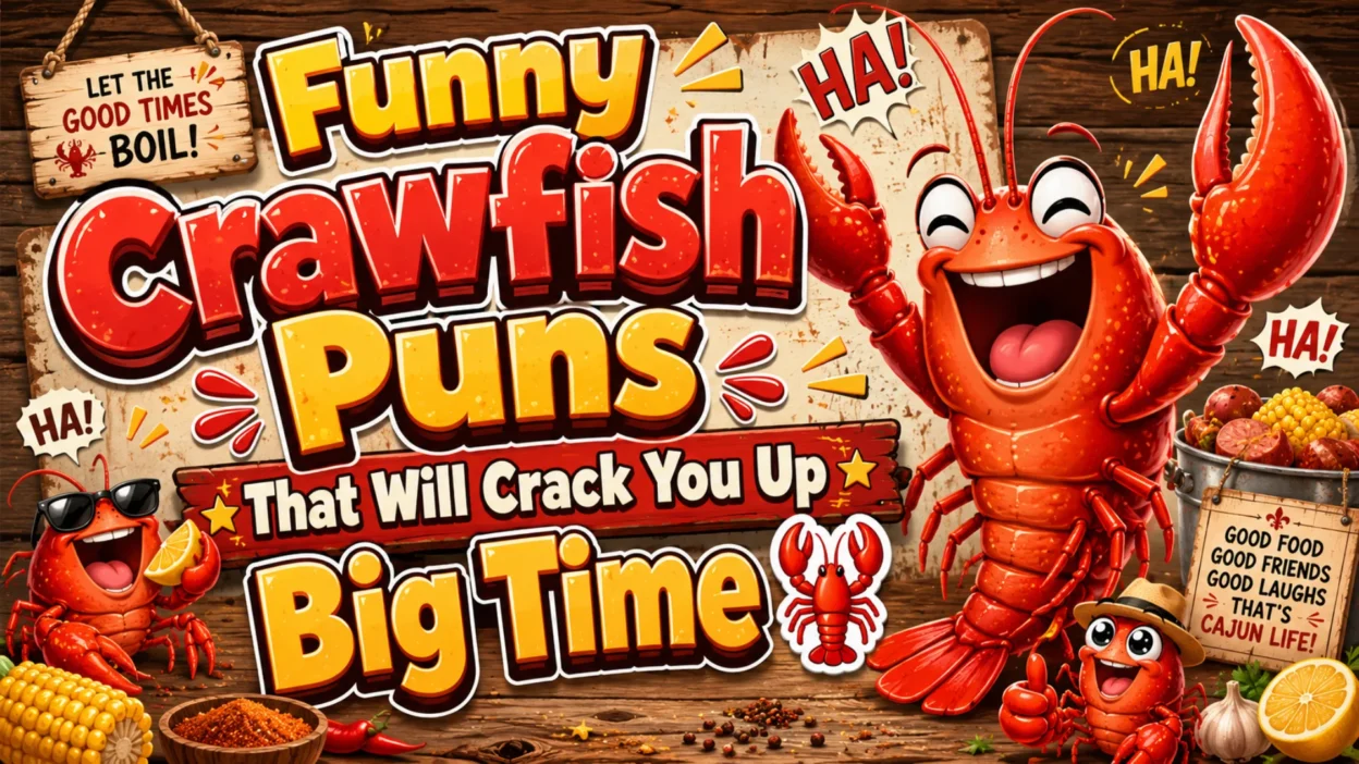 Funny Crawfish Puns That Will Crack You Up Big Time 🦞
