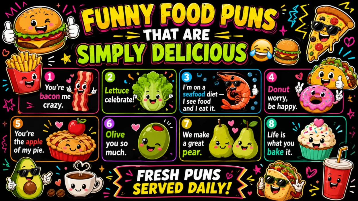 Funny Food Puns That Are Simply Delicious 😂🍔