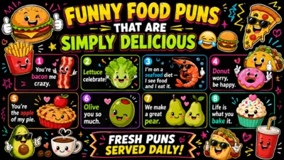Funny Food Puns That Are Simply Delicious 😂🍔
