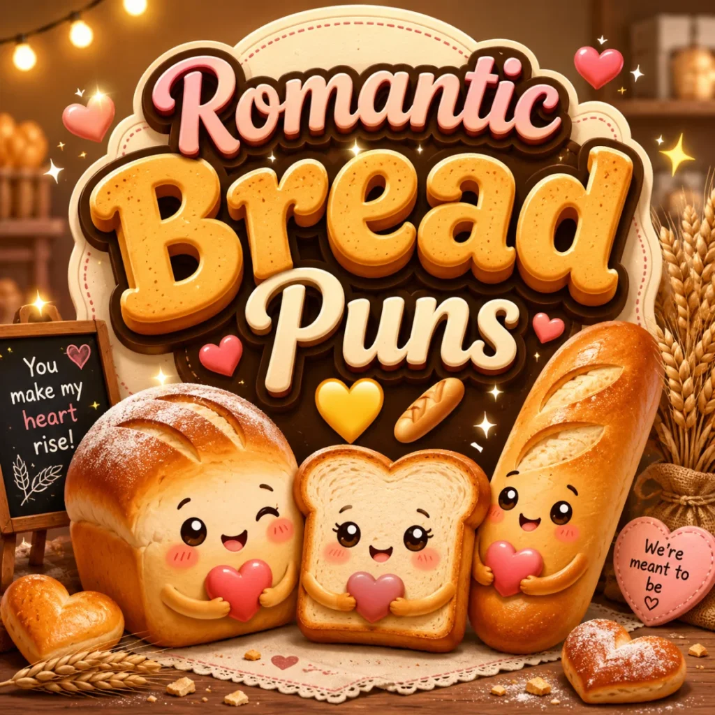 Romantic Bread Puns 💛🥖