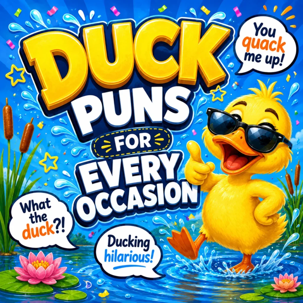 🌊 Duck Puns for Every Occasion