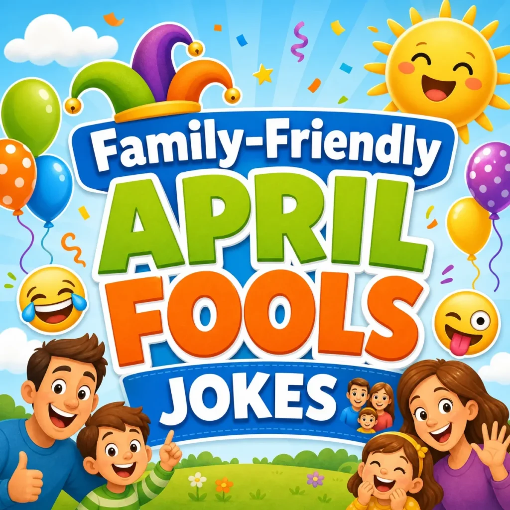👨‍👩‍👧 Family-Friendly April Fools Jokes