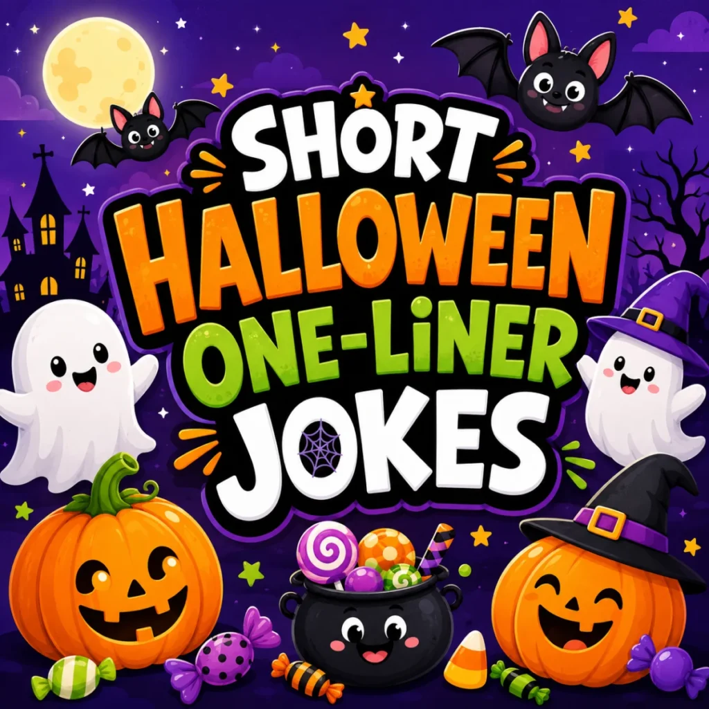 👻 Short Halloween One-Liner Jokes