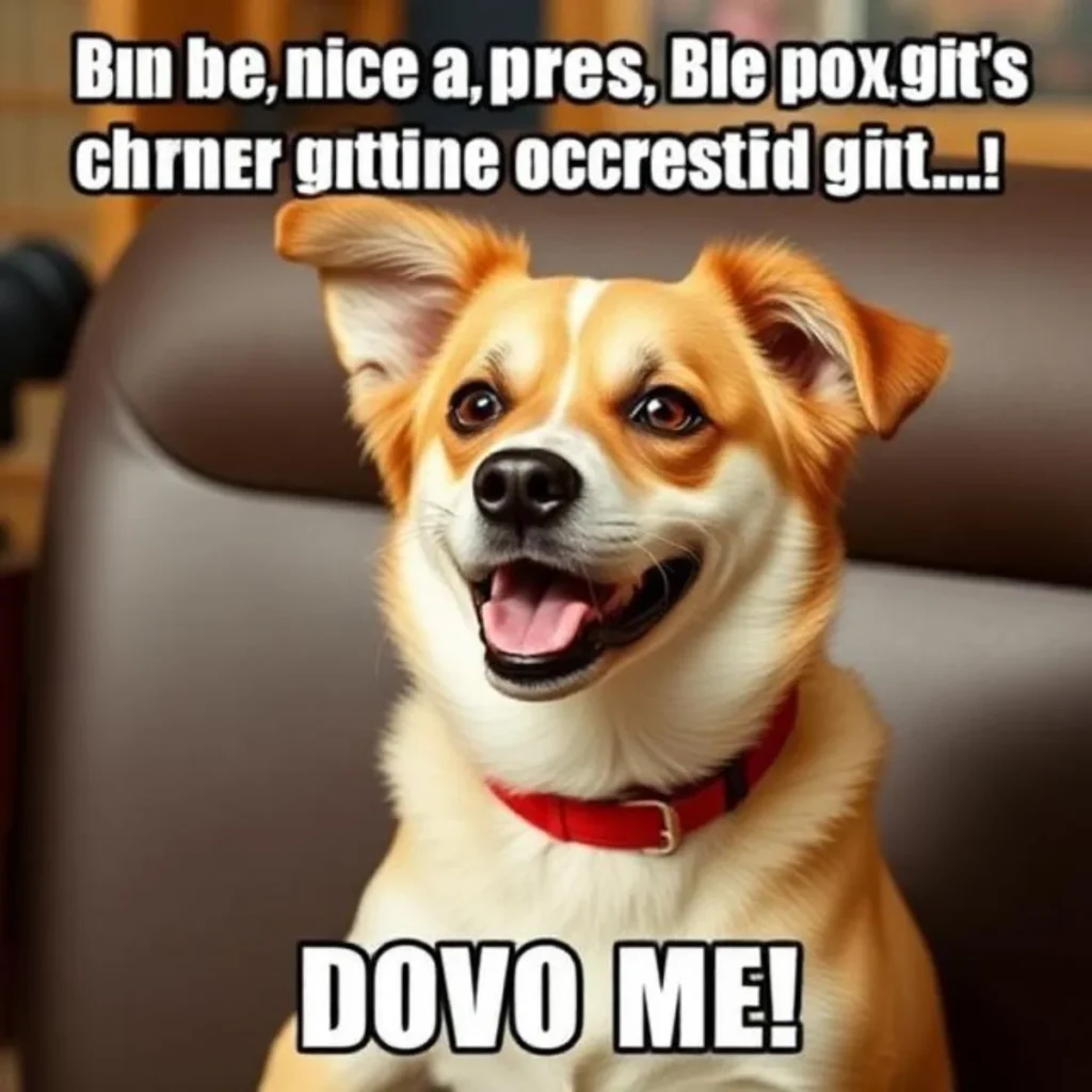 Colorful marketing-themed illustration featuring creative dog puns for businesses and branding, designed to attract attention and boost engagement.