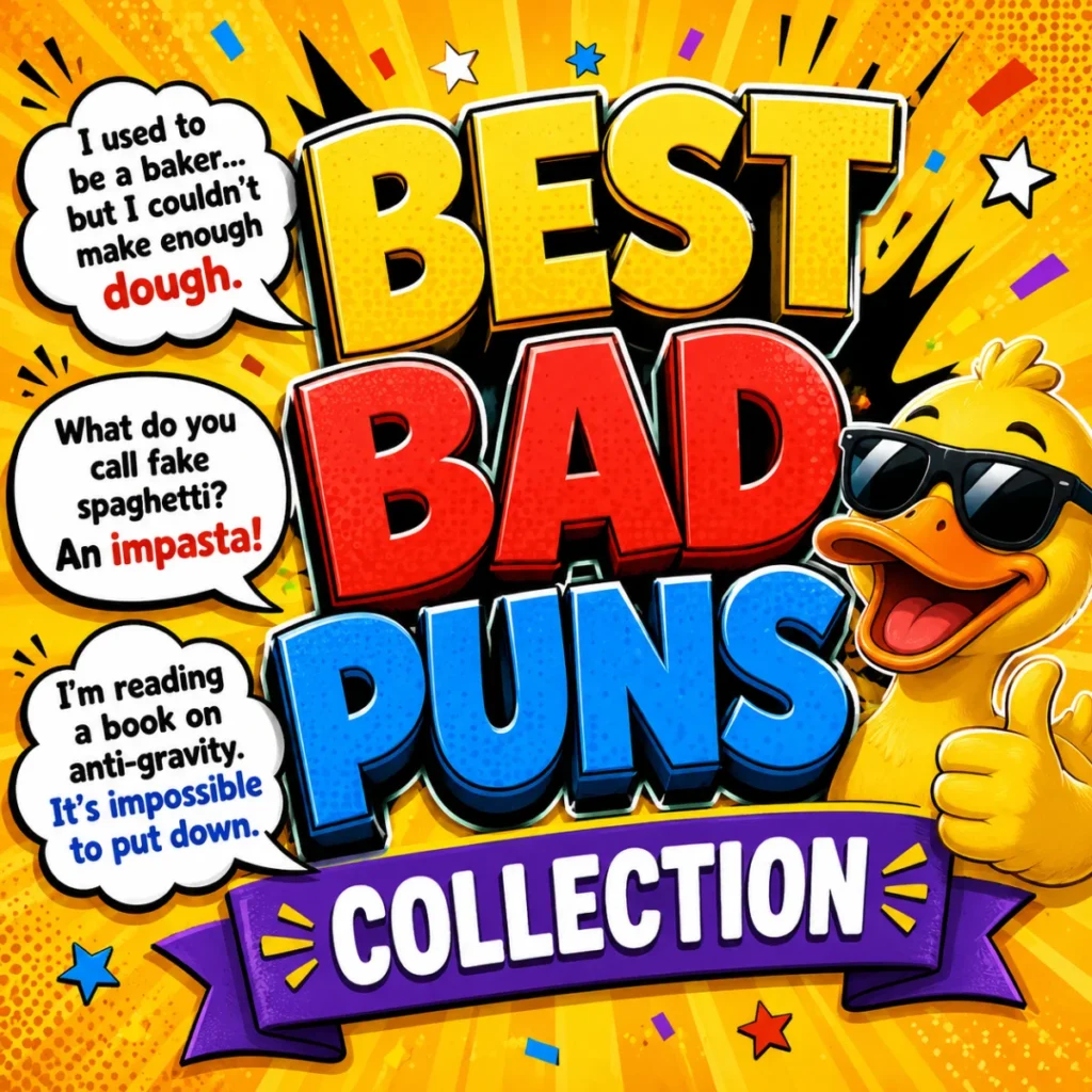 😂 Best Bad Puns Collection