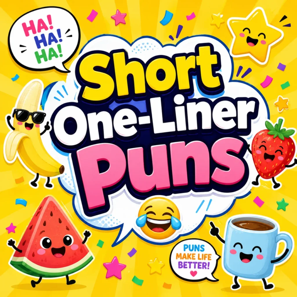 😂 Short One-Liner Puns