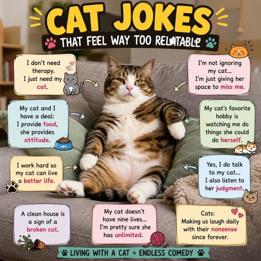 😹 Cat Jokes That Feel Way Too Relatable