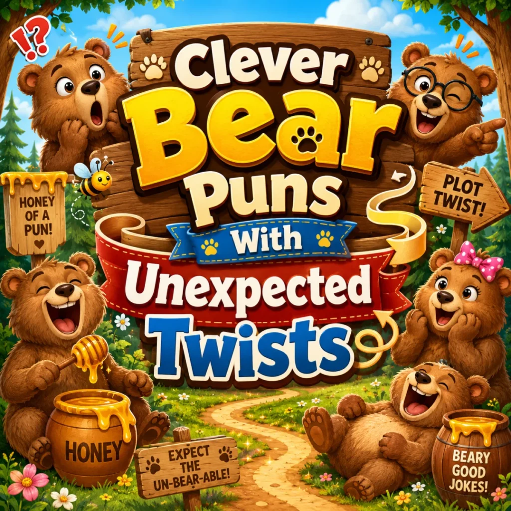 🤣 Clever Bear Puns With Unexpected Twists