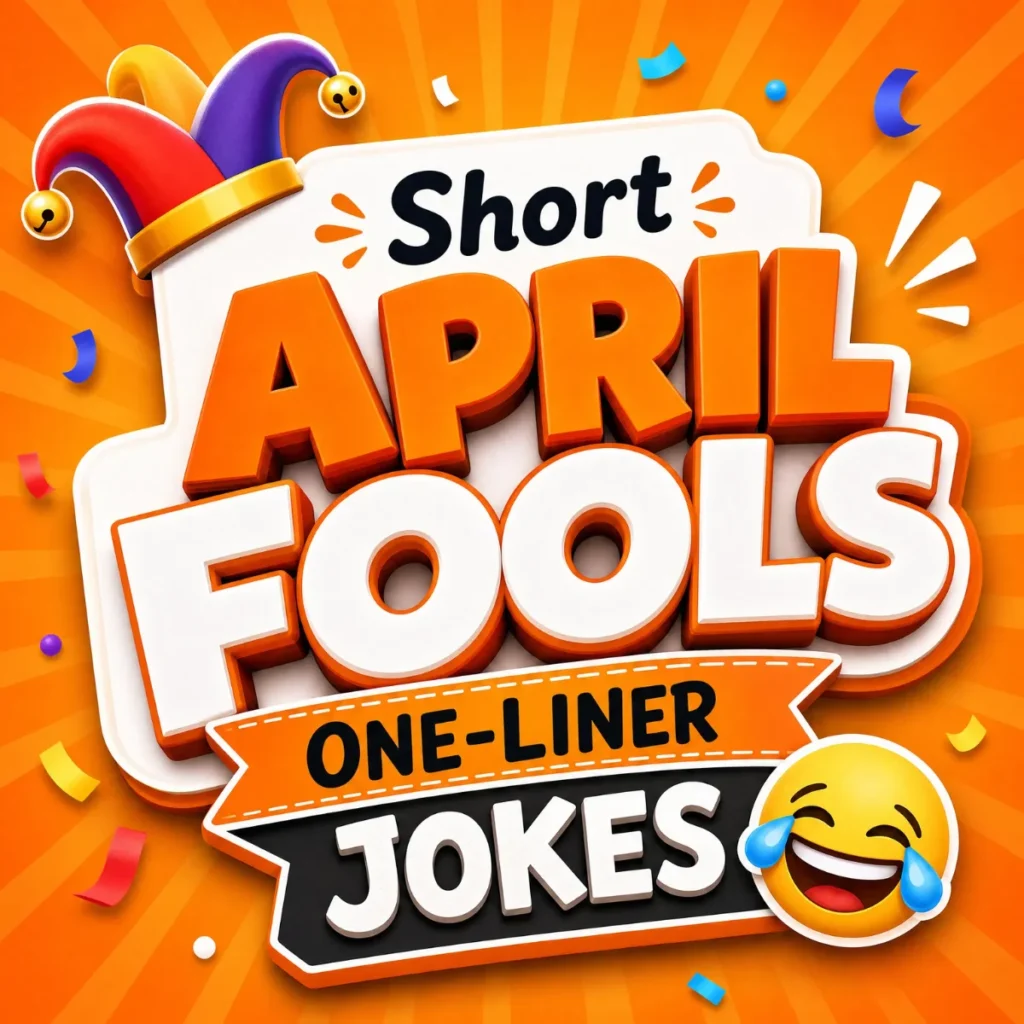 🤣 Short April Fools One-Liner Jokes