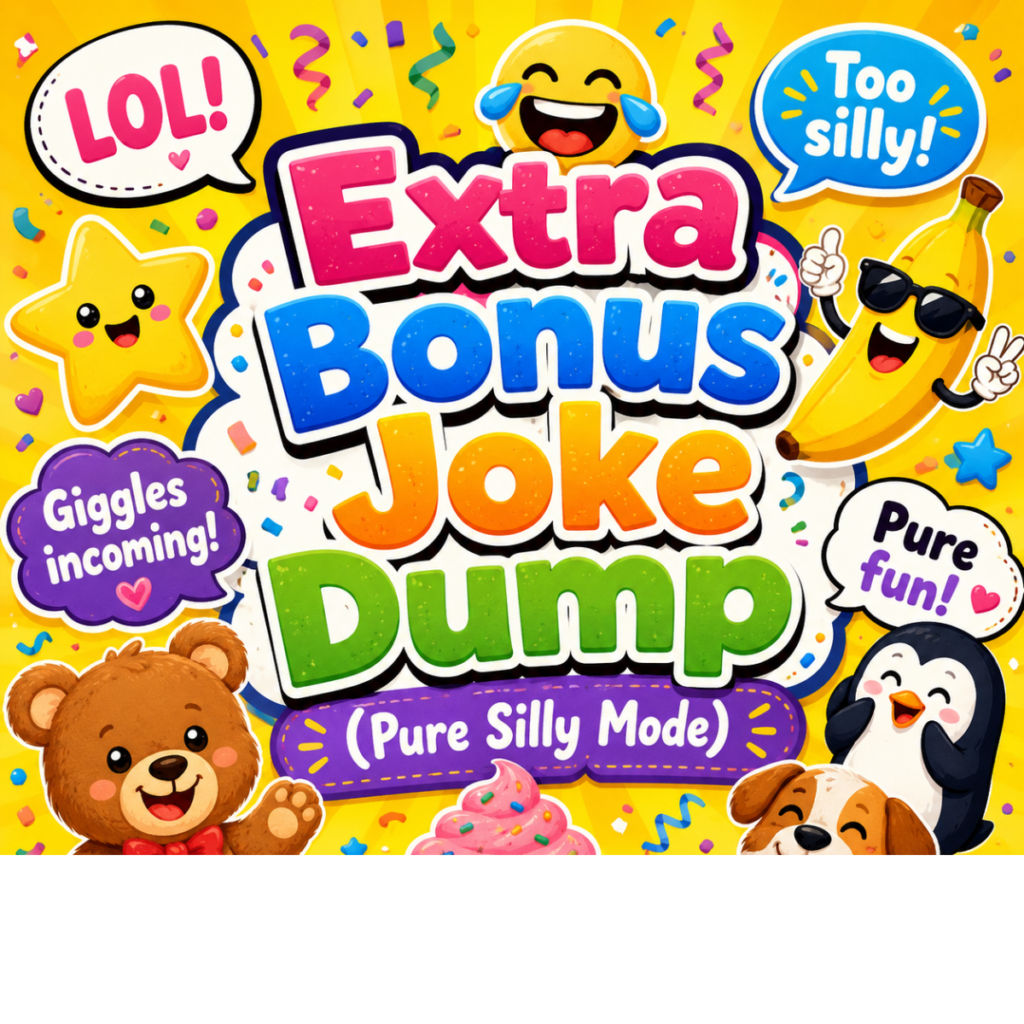 🤣 Extra Bonus Joke Dump (Pure Silly Mode)