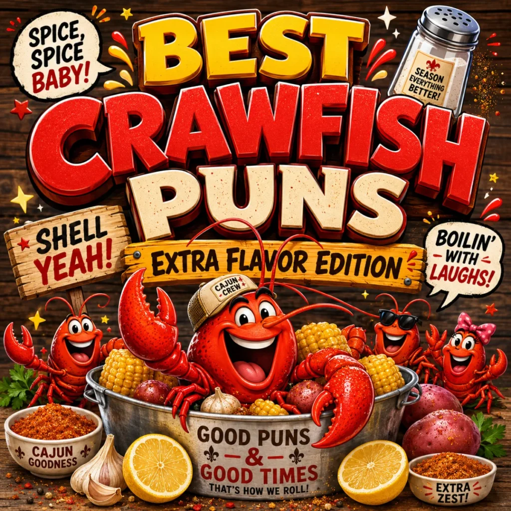 🧂 More Best Crawfish Puns (Extra Flavor Edition)