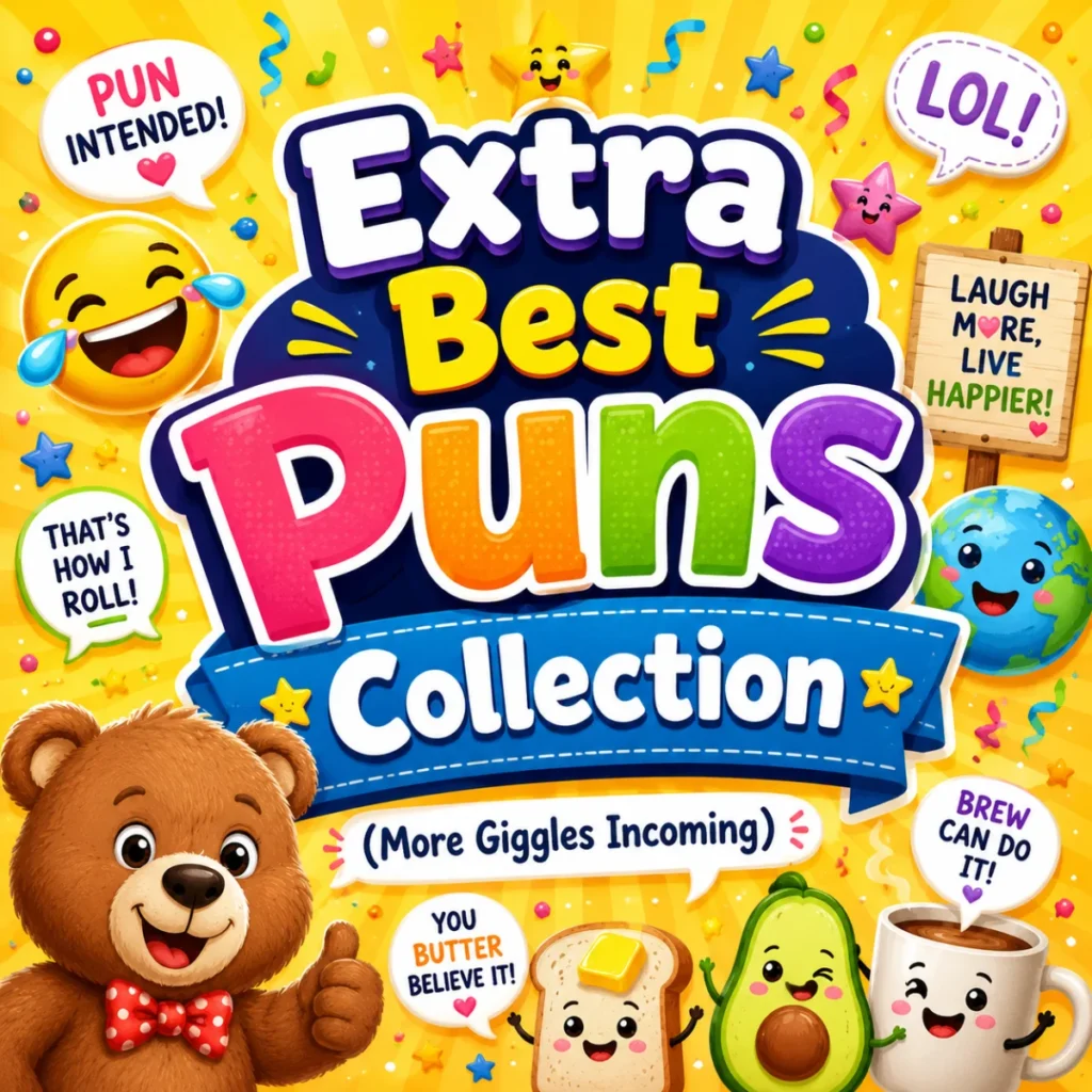 🧸 Extra Best Puns Collection (More Giggles Incoming