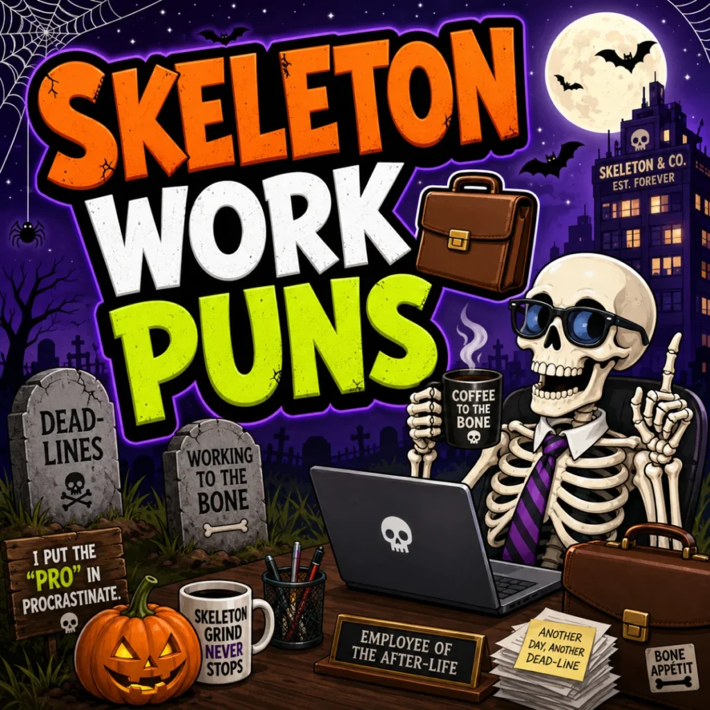 Skeleton Work Puns 💼