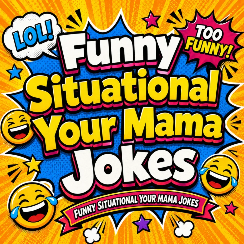 📌 Funny Situational Your Mama Jokes