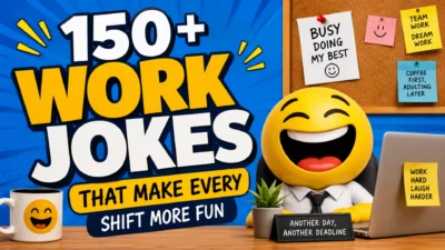 150+ work jokes that make every shift more fun