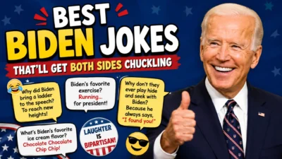 Best Biden Jokes that'll get both sides chuckling with funny political humor and clean one-liners