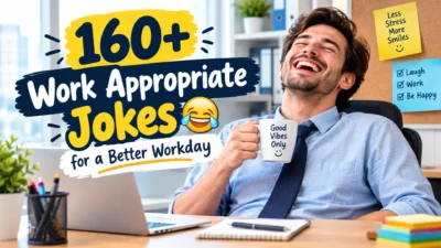 160+ work appropriate jokes for a better workday