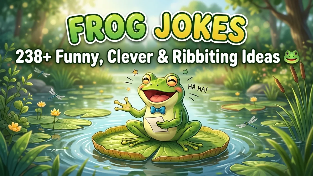 Frog Jokes: 238+ Funny, Clever & Ribbiting Ideas