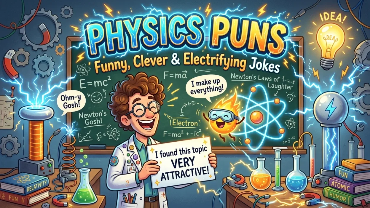 Physics Puns: Funny, Clever & Electrifying Jokes