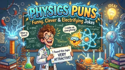 Physics Puns: Funny, Clever & Electrifying Jokes