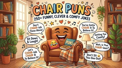 Chair Puns: 250+ Funny, Clever & Comfy Jokes