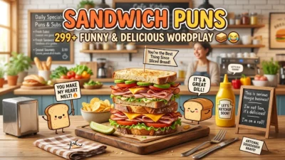 Sandwich Puns: 299+ Funny & Delicious Wordplay