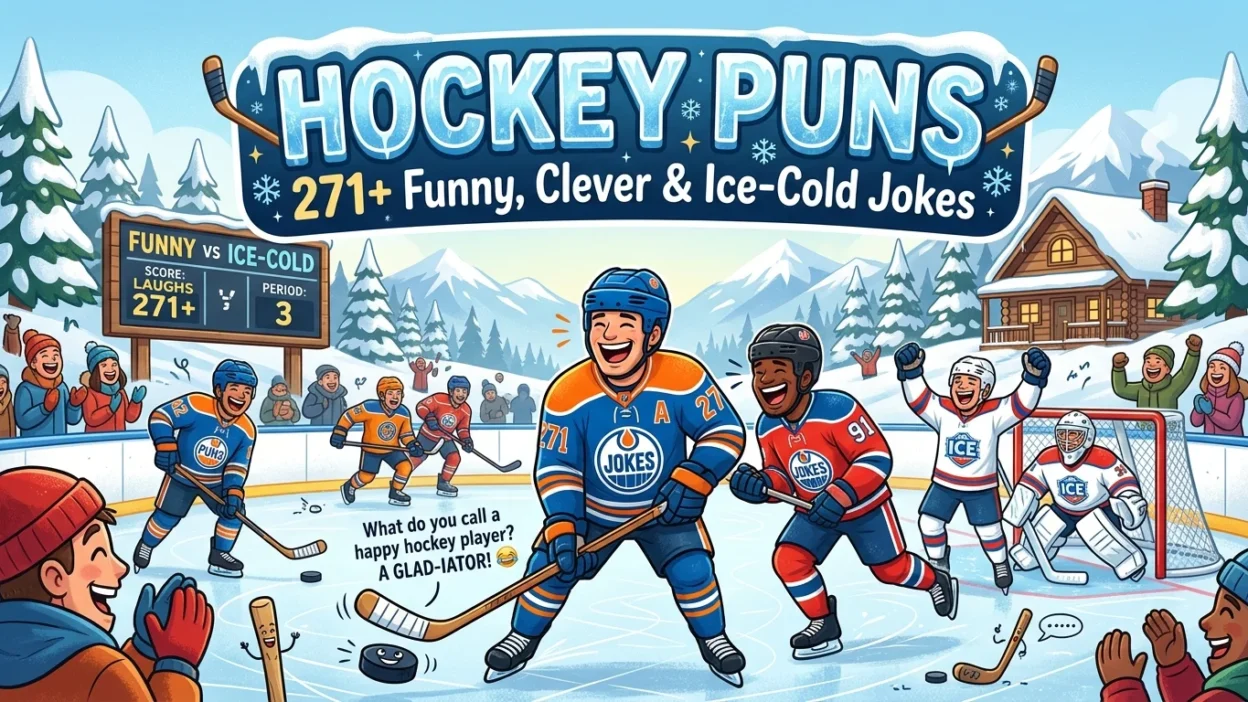 Hockey Puns: 271+ Funny, Clever & Ice-Cold Jokes