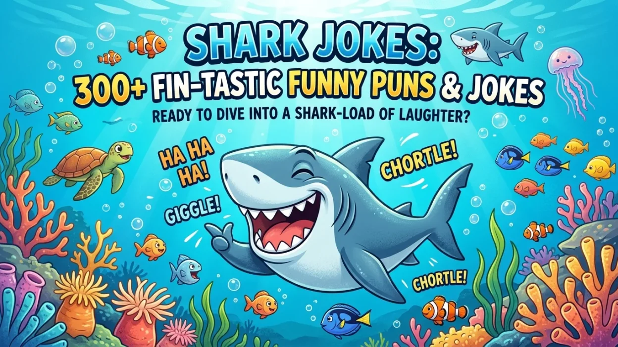 Shark Jokes: 300+ Fin-Tastic Funny Puns & Jokes
