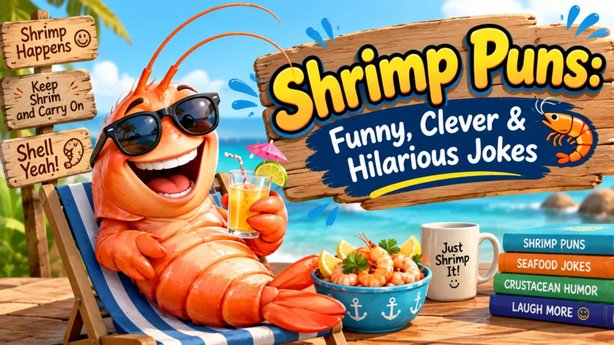 Shrimp puns funny clever and hilarious jokes