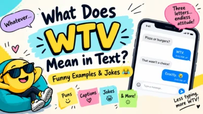 What Does WTV Mean in Text funny examples and jokes