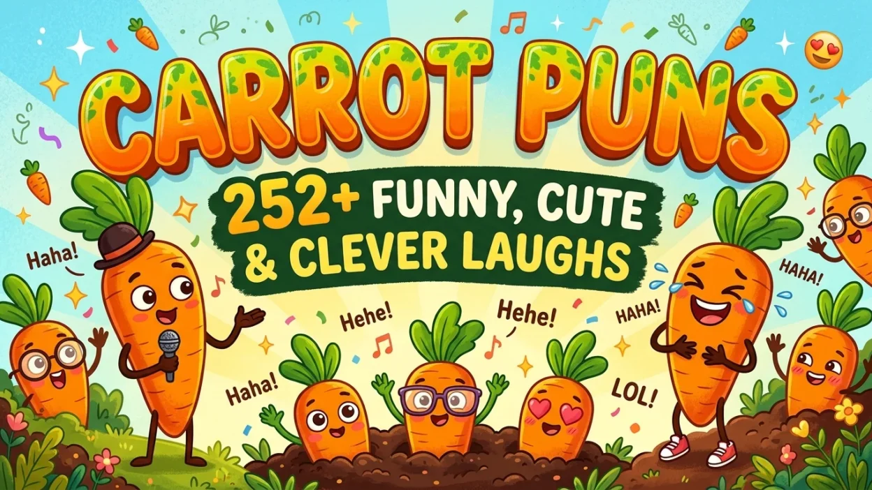 Carrot Puns: 252+ Funny, Cute & Clever Laughs