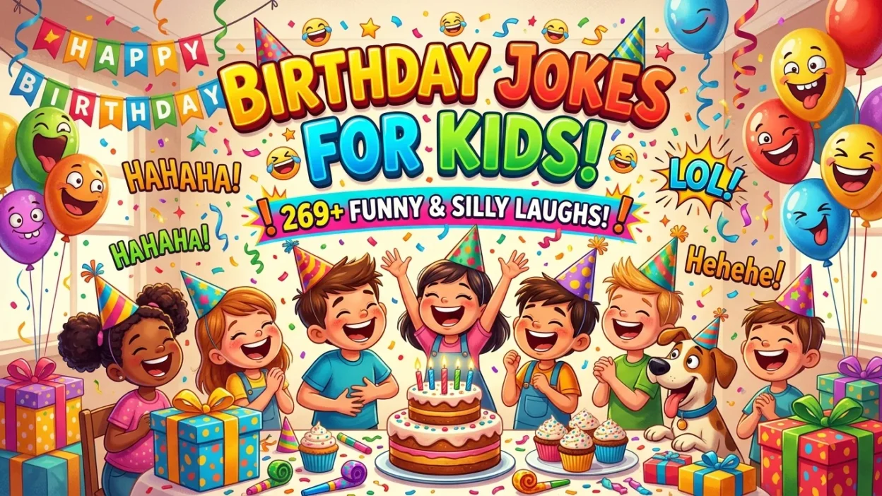 Birthday Jokes for Kids: 269+ Funny & Silly Laughs