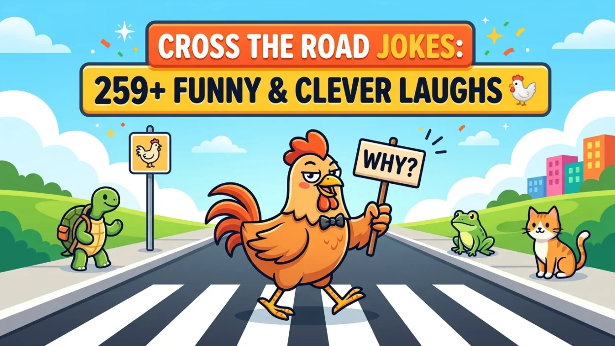 Cross the Road Jokes: 259+ Funny & Clever Laughs