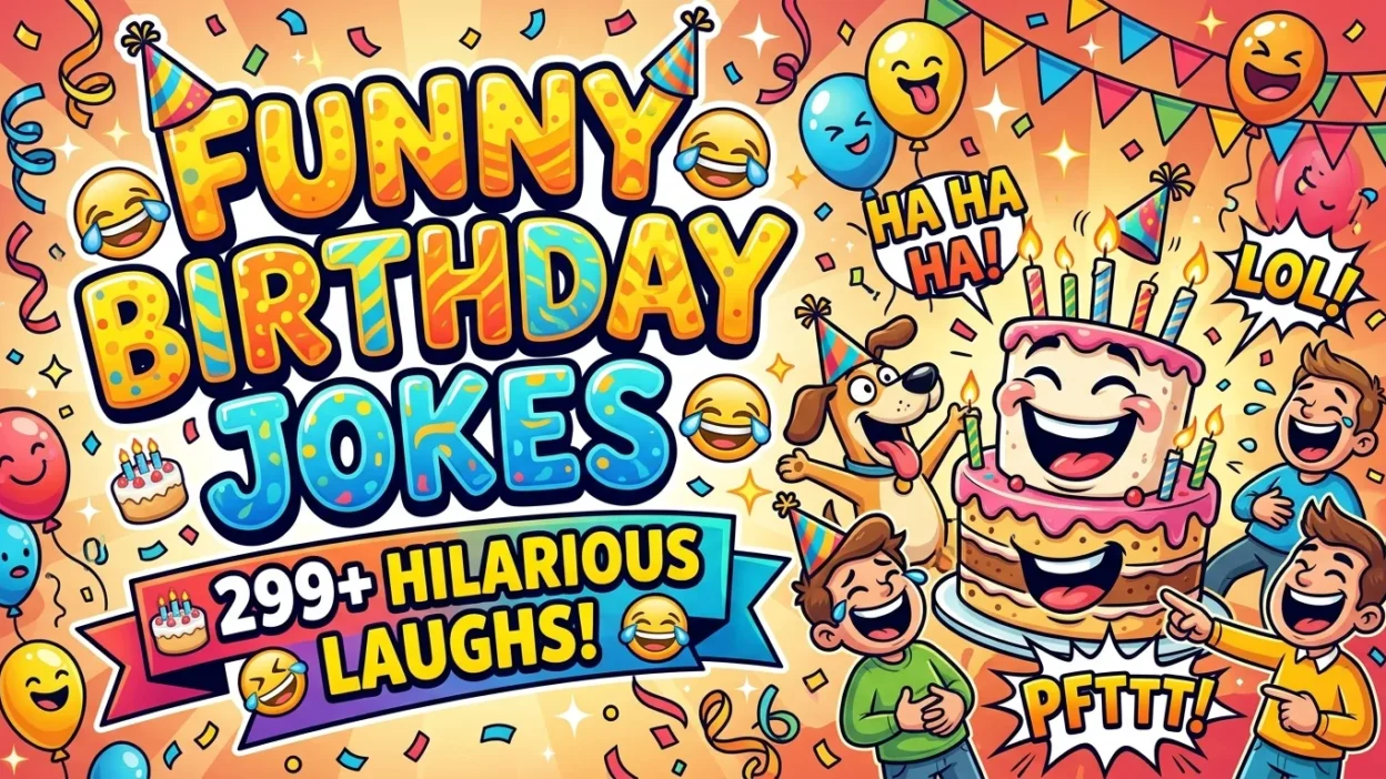 Funny Birthday Jokes: 299+ Hilarious Laughs