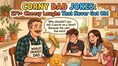 Corny Dad Jokes: 271+ Cheesy Laughs That Never Get Old