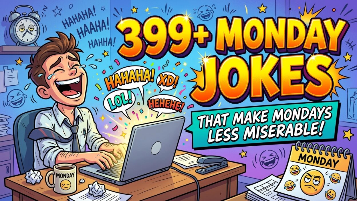 399+ Monday Jokes That Make Mondays Less Miserable