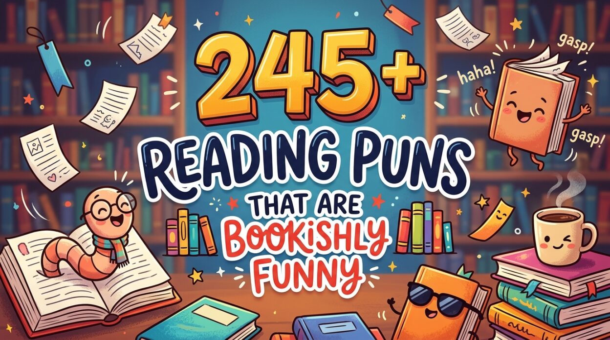 245+ Reading Puns That Are Bookishly Funny