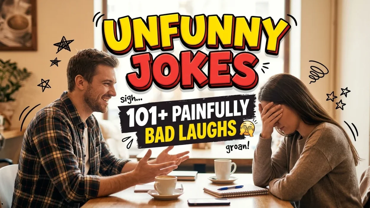Unfunny Jokes: 101+ Painfully Bad Laughs