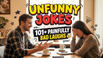 Unfunny Jokes: 101+ Painfully Bad Laughs