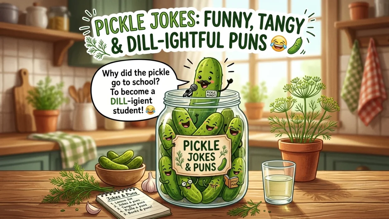 Pickle Jokes: Funny, Tangy & Dill-ightful Puns