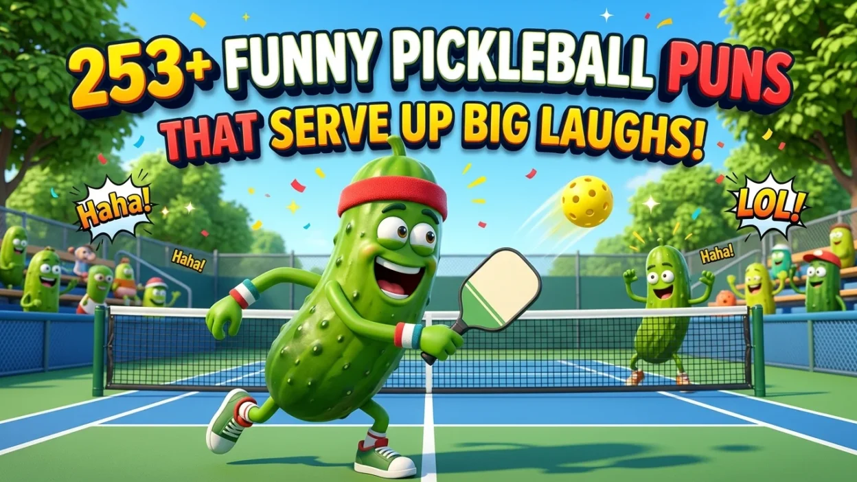 253+ Funny Pickleball Puns That Serve Up Big Laughs